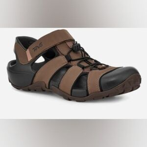 TEVA BROWN FLINTWOOD SPORT/‎ WATER HIKING SHOES SANDALS  MEN US 12 ACTIVE